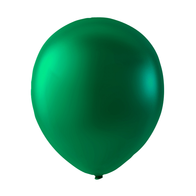 Pärlemor latexballong mörkgrön 30cm