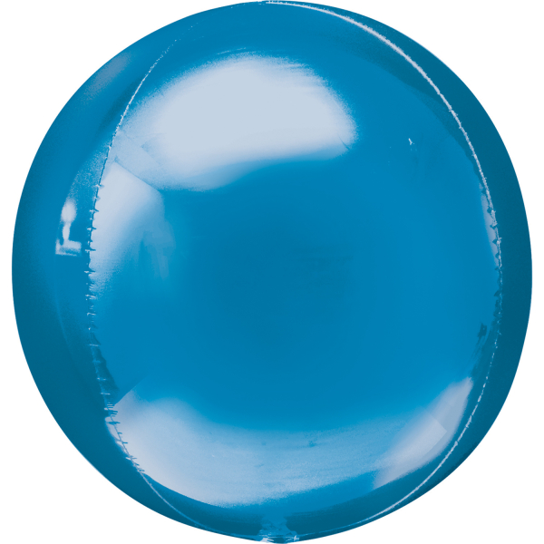 Blå Orbz Heliumballong
