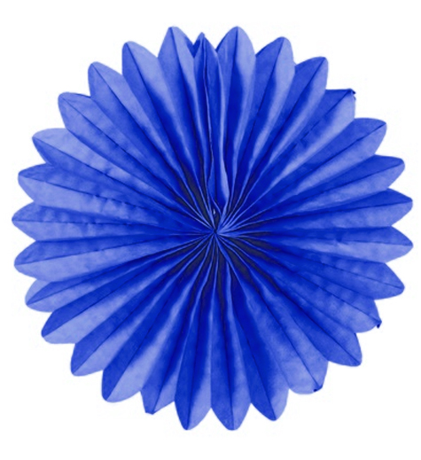 Solfjädrar dekoration 25cm mörkblå