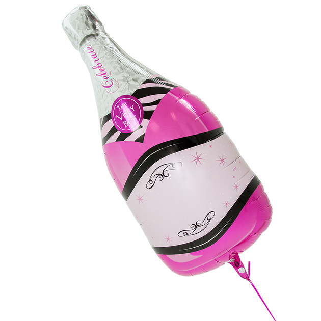 Champagneflaska rosa