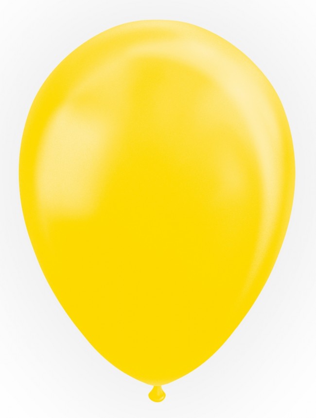 Latexballonger pärlemo Gul