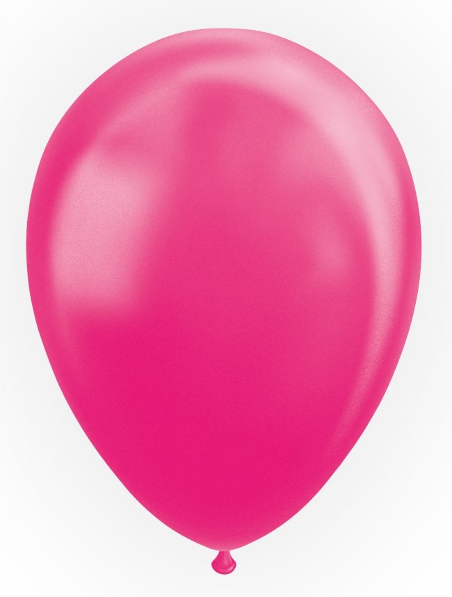 Latexballonger, Pärlemor Cerise Rosa 10-pack