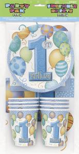 1st birthday-duknings kit blå