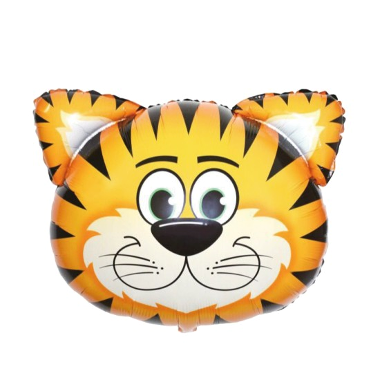 Tiger Folieballong Stor