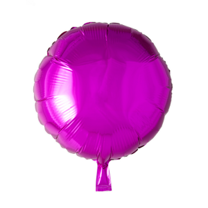 Cirkel folieballong Cerise Rosa