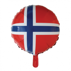 Norge Flagga Heliumballong 18"