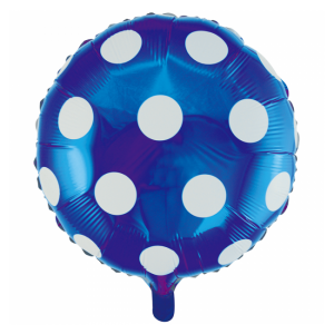 Prickiga blå heliumballong