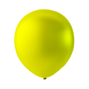 Pärlemor latexballong gul 30cm