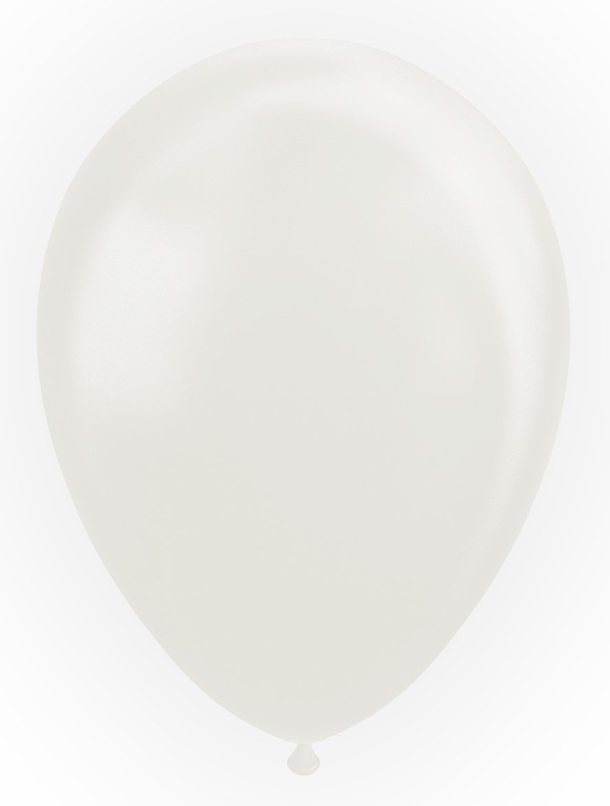 Latexballonger Pärlemor Vit