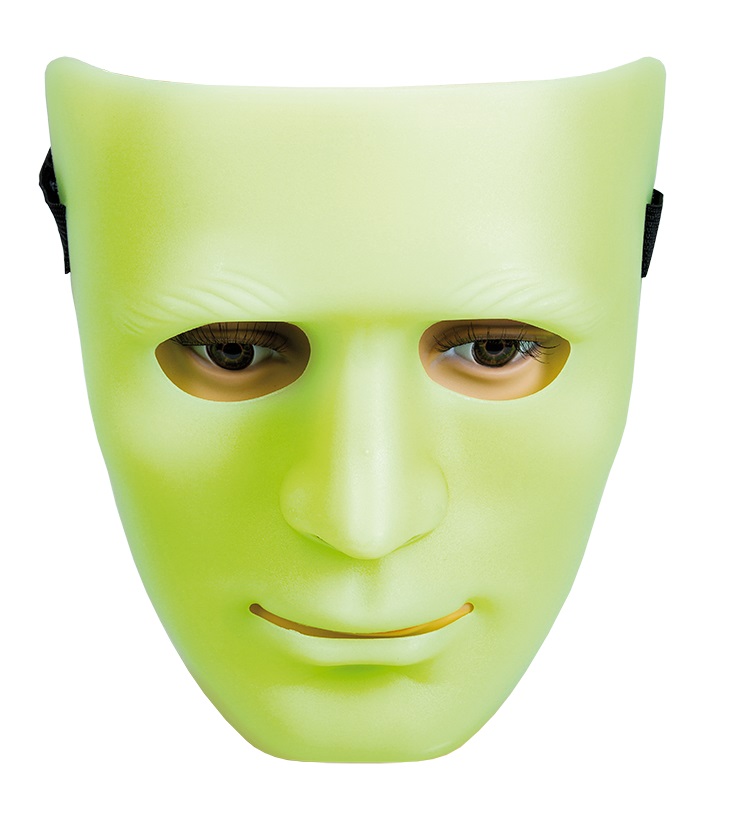 Självlysande Mask Staty