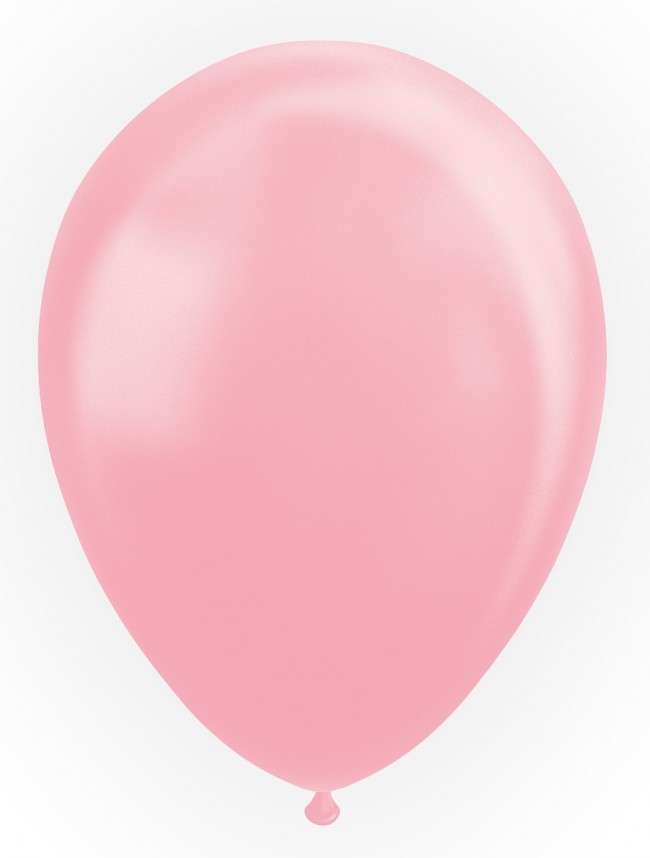 Latexballonger, Pärlemor Ljusrosa 10-pack