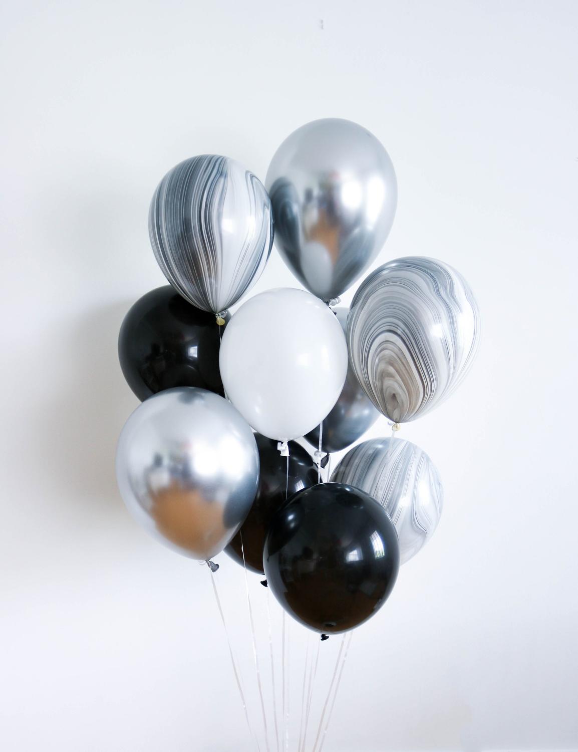 10st helium ballonger lyx
