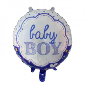 baby boy text heliumballong