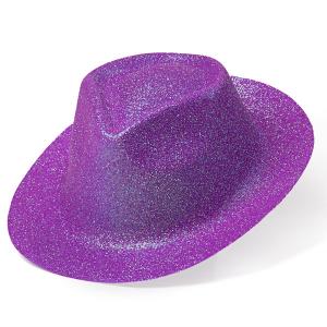 Minihat cowboy neo glitter lila