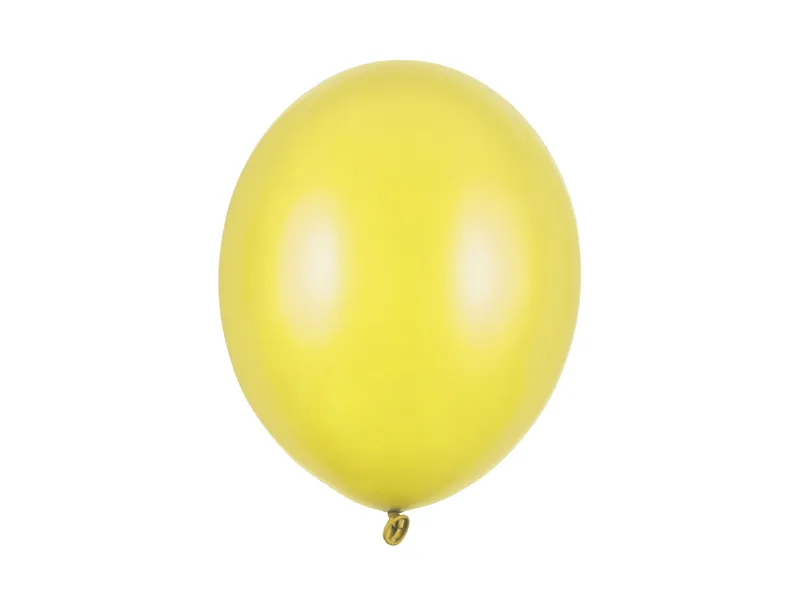 Latexballonger Metallic Lemon Zest 100-pack Premium