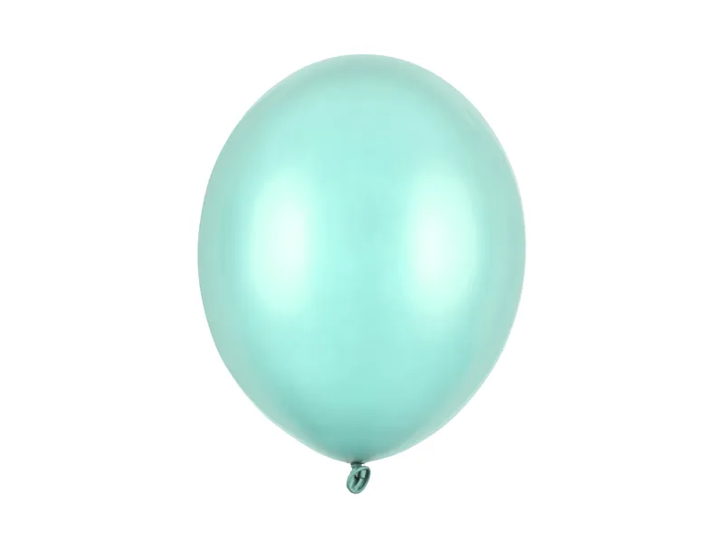 Latexballonger Metallic Mintgrön 100-pack Premium