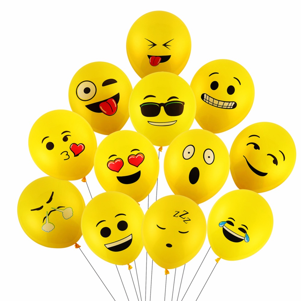 Emoji Latexballonger