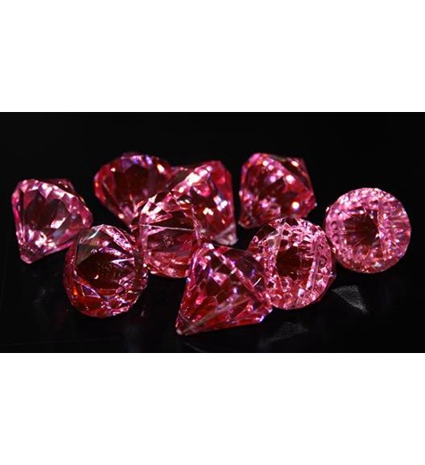 Diamant Konfetti cerise rosa 12mm
