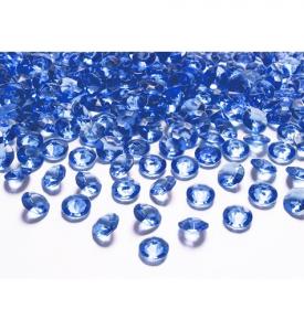 Diamant Konfetti blå 7mm