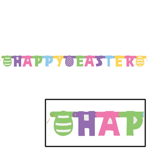 Happy Easter Banner 1,43m