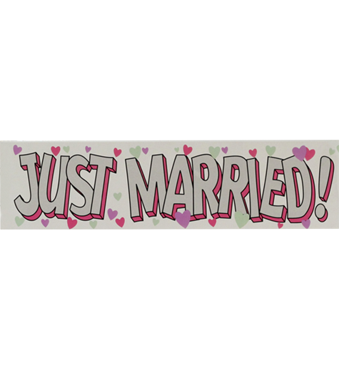 JUST MARRIED Banner
