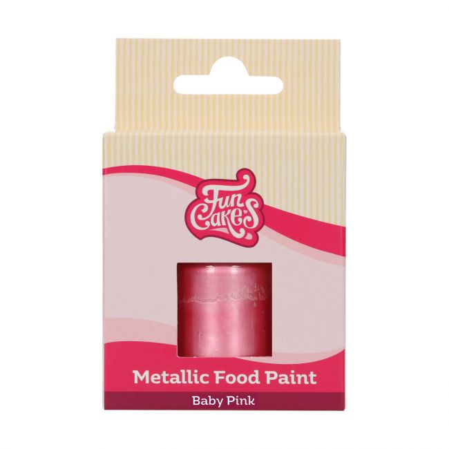 Ätbar Färg Metallisk Baby rosa