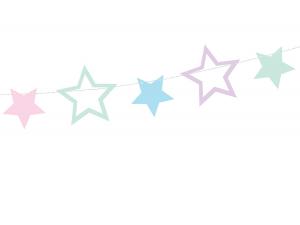 Girland Pastell Stjärna