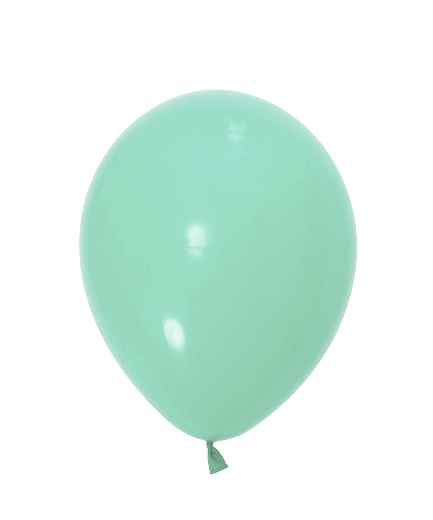 Pastell Latex Ballonger turkosgrön