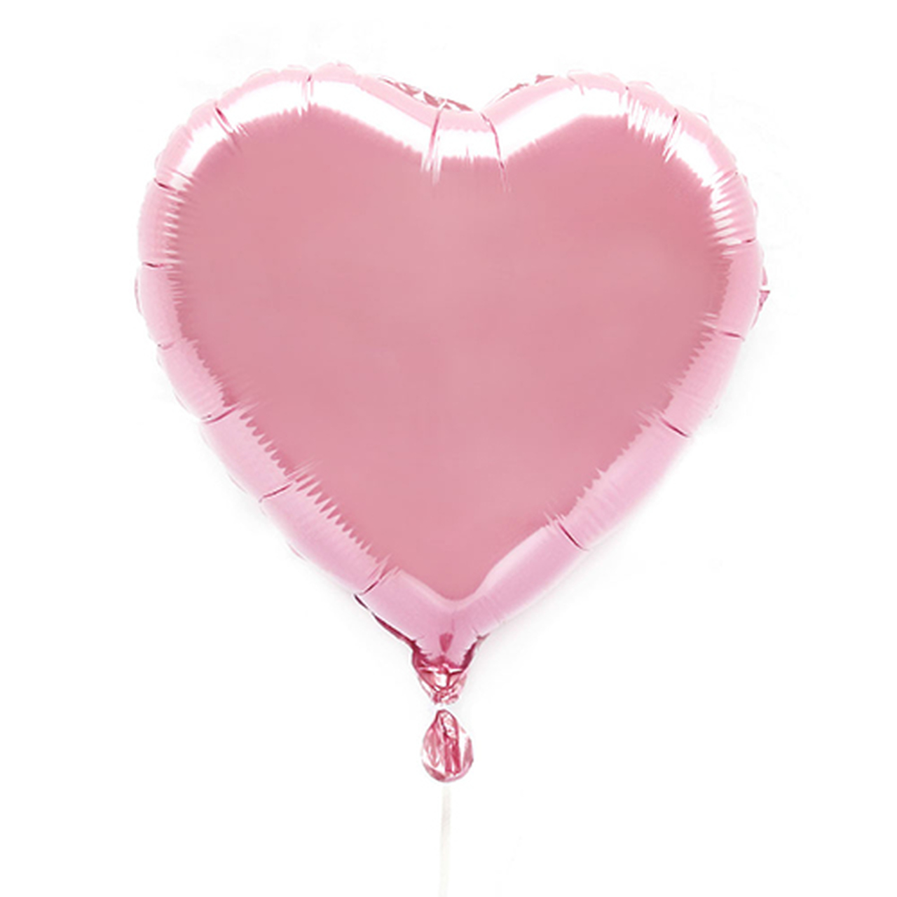 Heliumballong foliehjärta Rosa