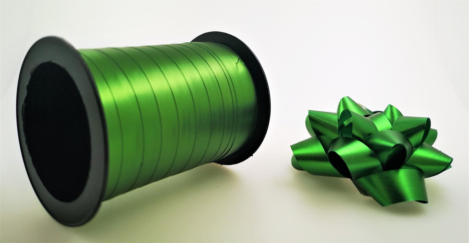 Rosetter med presentband Matt 5-pack Grön