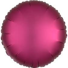 Cirkel chromé folieballong rosa
