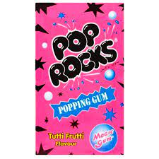 Pop rocks Poping Gum