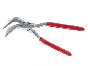 Stubai falstång 45° dubbelled NiroLook med röda handtag