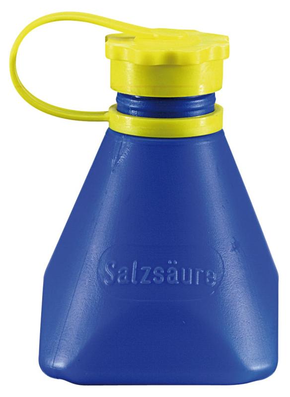 Flaska för saltsyra