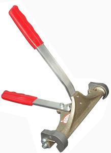 Vinkelfalsstängare Dräco med röda handtag