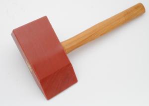 Brun spetsig gummiklubba
