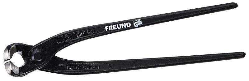 Denna plåtslagartång har långa skänklar men ett litet huvud. Lätt att komma åt med.