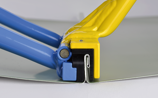 RAU dubbelfalsstängare falsar plåt