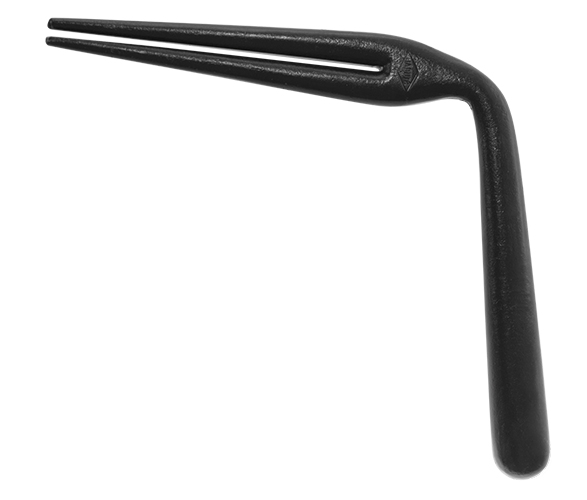 Stubai vridfalsjärn i stålsmide med smal spets