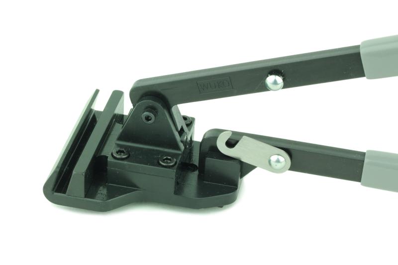 WUKO dubbelfalstång har återfjädrande skänklar - alltid öppna käftar.