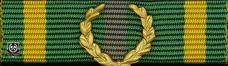 Släpspänne "Militärhögskolan Östersunds förtjänstmedalj i guld"