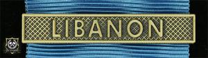 Bandspänne - LIBANON - till stor medalj