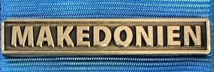 Bandspänne - MAKEDONIEN - till stor medalj