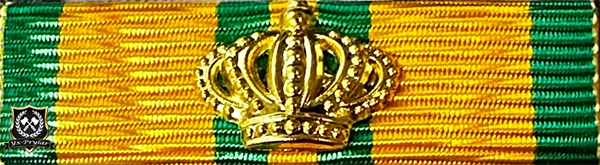 Nijmegen med krona i putsad brons