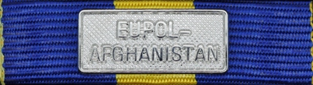 EUFOR EUPOL AFGHANISTAN Silver