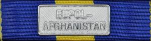 EUFOR EUPOL AFGHANISTAN Silver