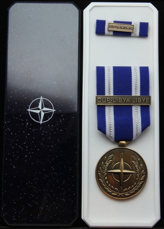 NATO OUP Libya medaljset