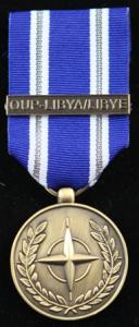 NATO OUP Libya medalj