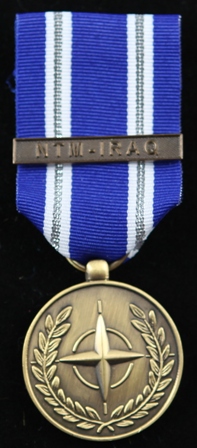 NATO NTM IRAQ medalj