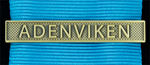 Bandspänne - ADENVIKEN - till stor medalj
